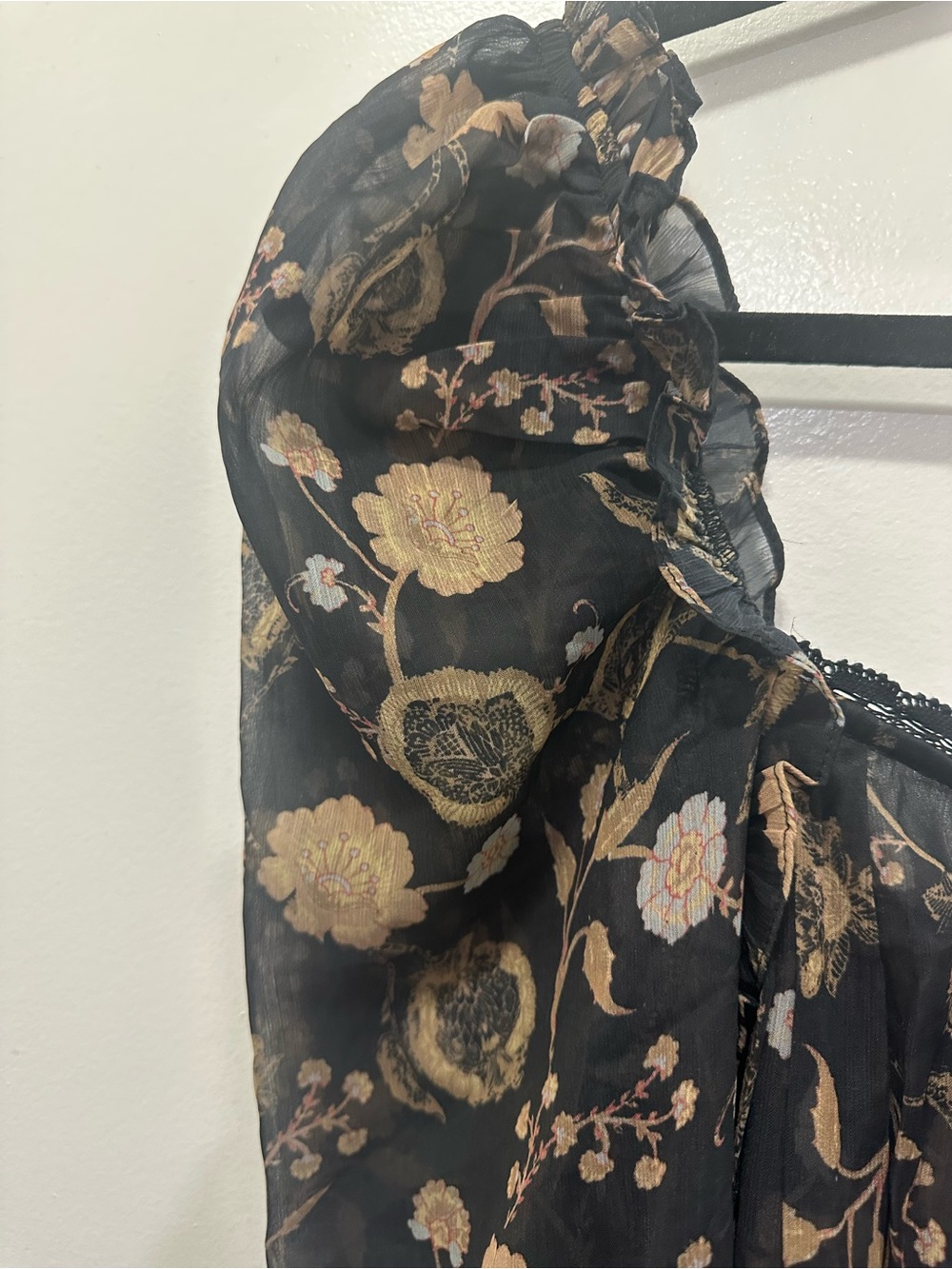Free People Brunch Floral Print Date Bodysuit Sz XS Bohemian Chic - Picture 10 of 13